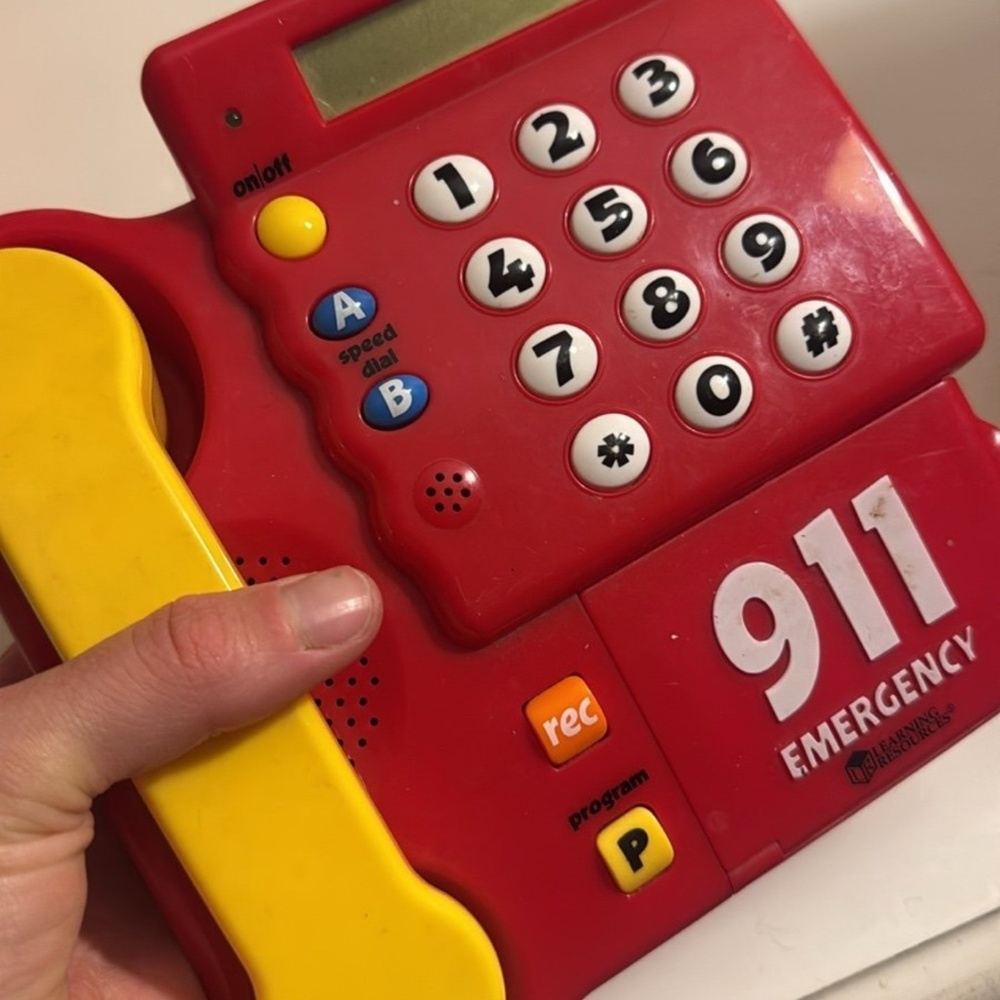 Emergency phone call learning tool Montessori learning resources